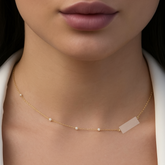 تصميم قلادة اسم جانبية